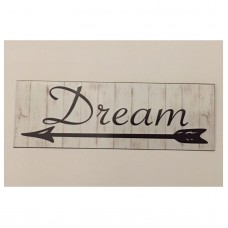 Dream Arrow Sign Room Rustic Wall Plaque House Country    292045969947